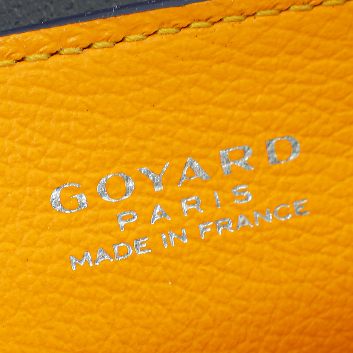 Goyard Navy Blue Goyardine Saigon Souple Mini Bag