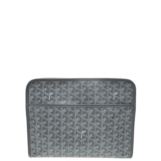 Goyard Grey Goyardine Jouvence GM Toiletry Bag