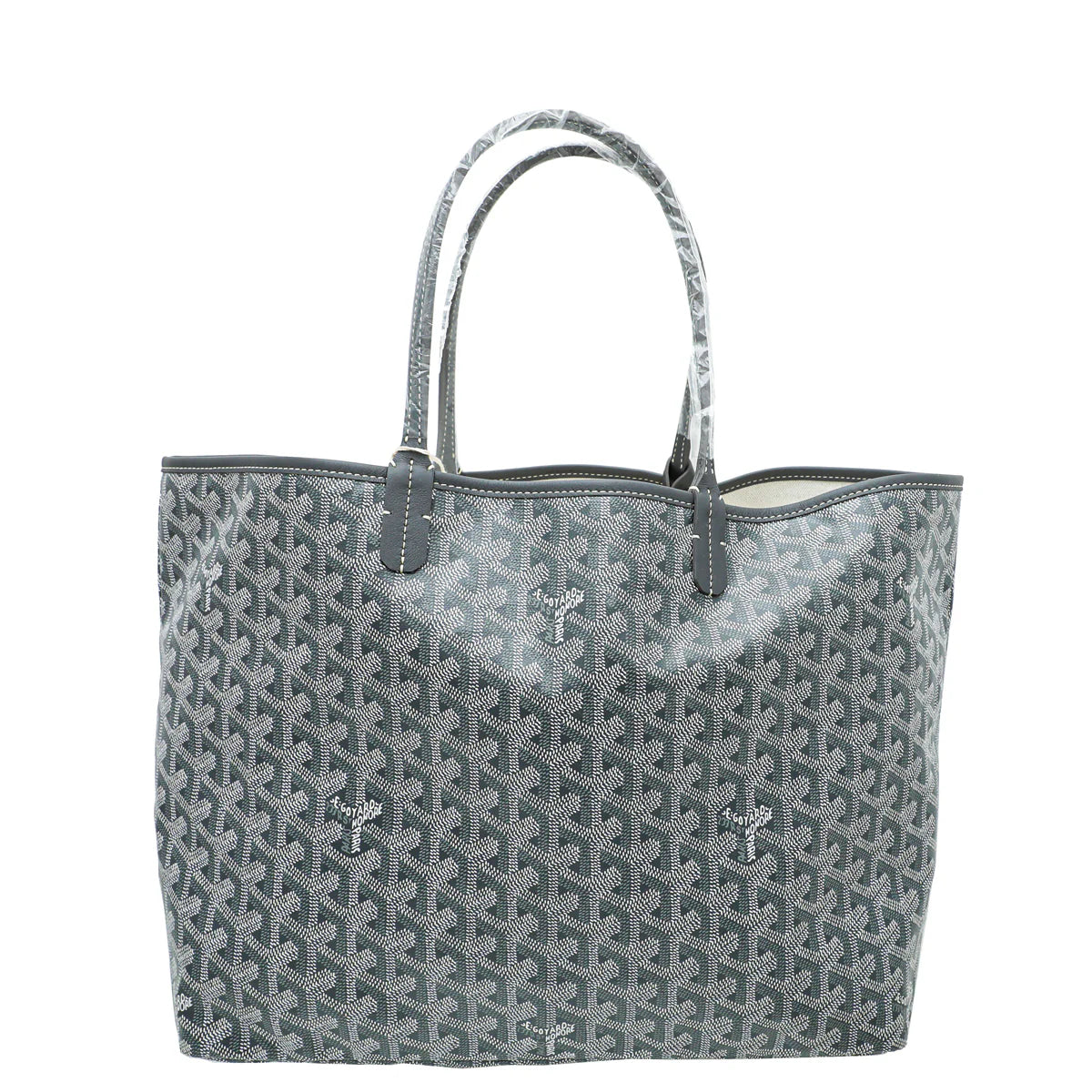 Goyard Grey Goyardine Saint Louis PM Bag