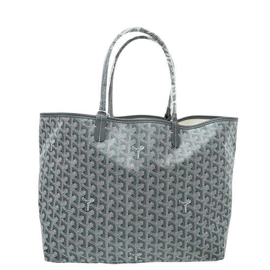 Goyard Grey Goyardine Saint Louis PM Bag