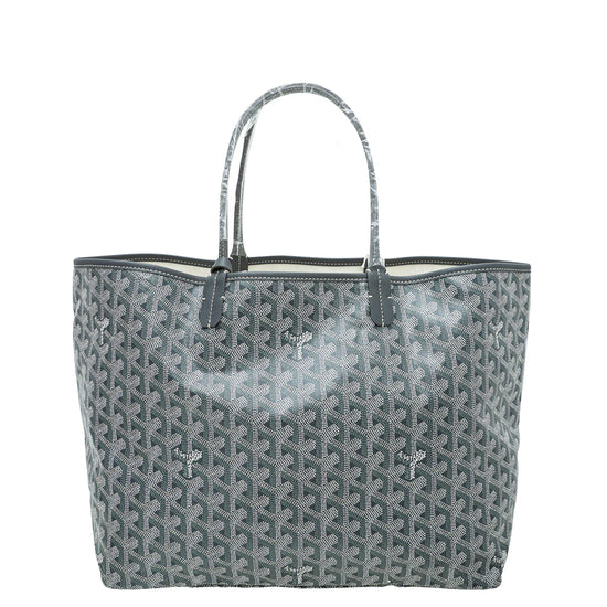 Goyard Grey Goyardine Saint Louis PM Bag