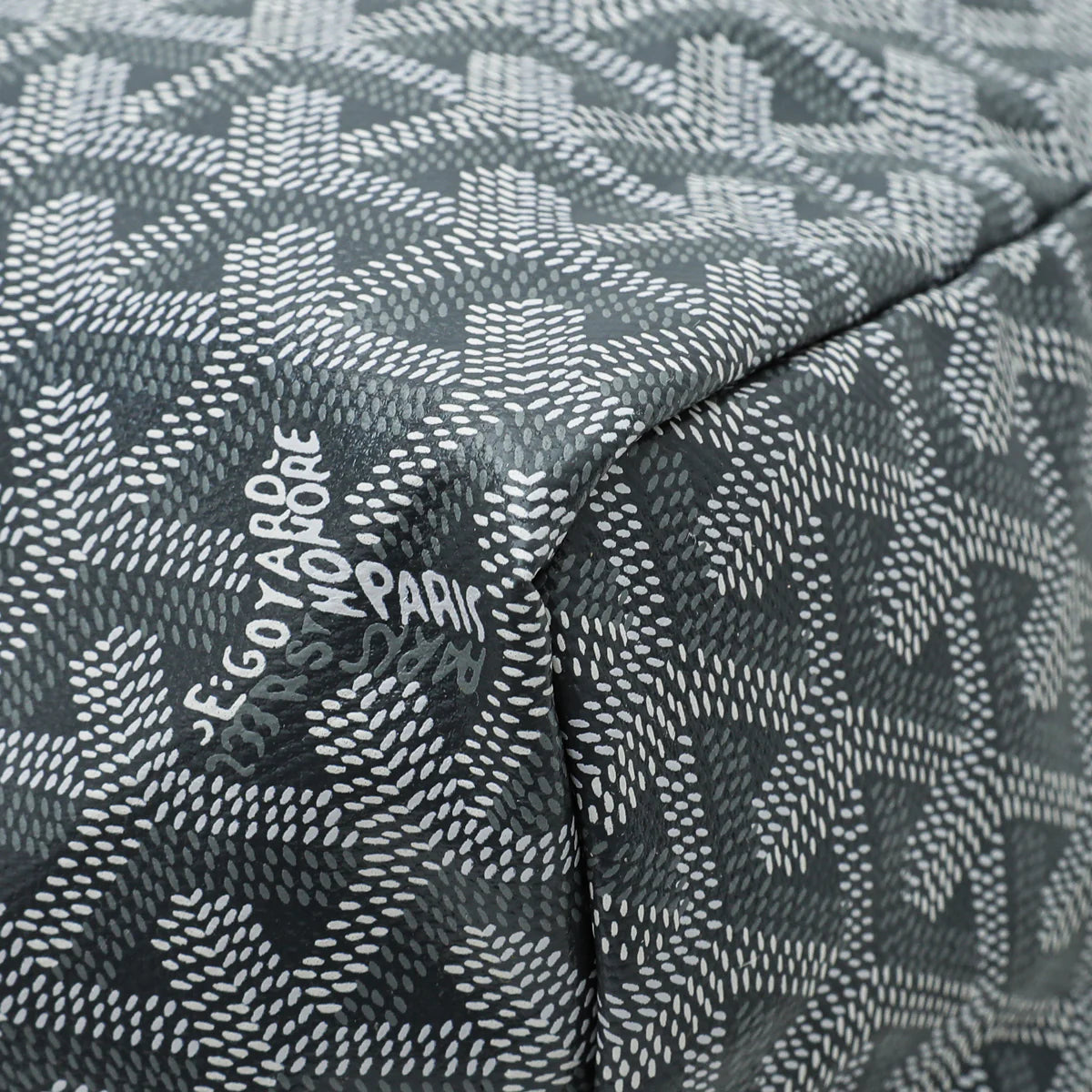 Goyard Grey Goyardine Saint Louis PM Bag