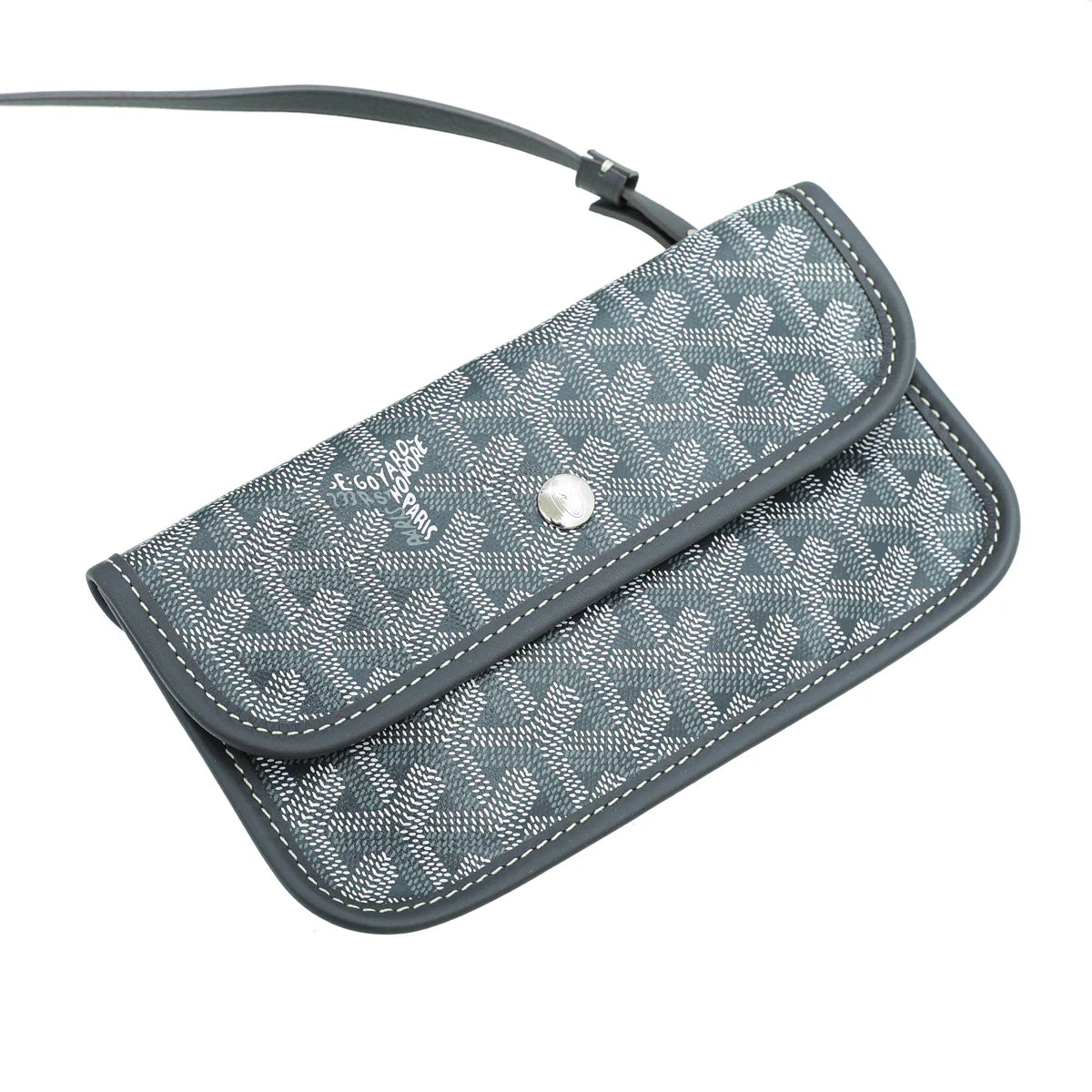 Goyard Grey Goyardine Saint Louis PM Bag