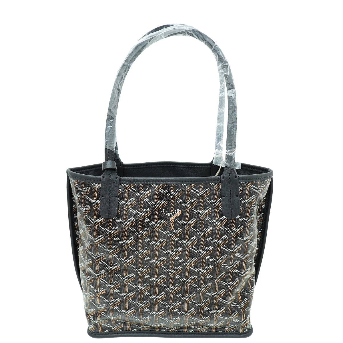 Goyard Black Goyardine Anjou Mini Reversible Bag-Goyard-THE CLOSET