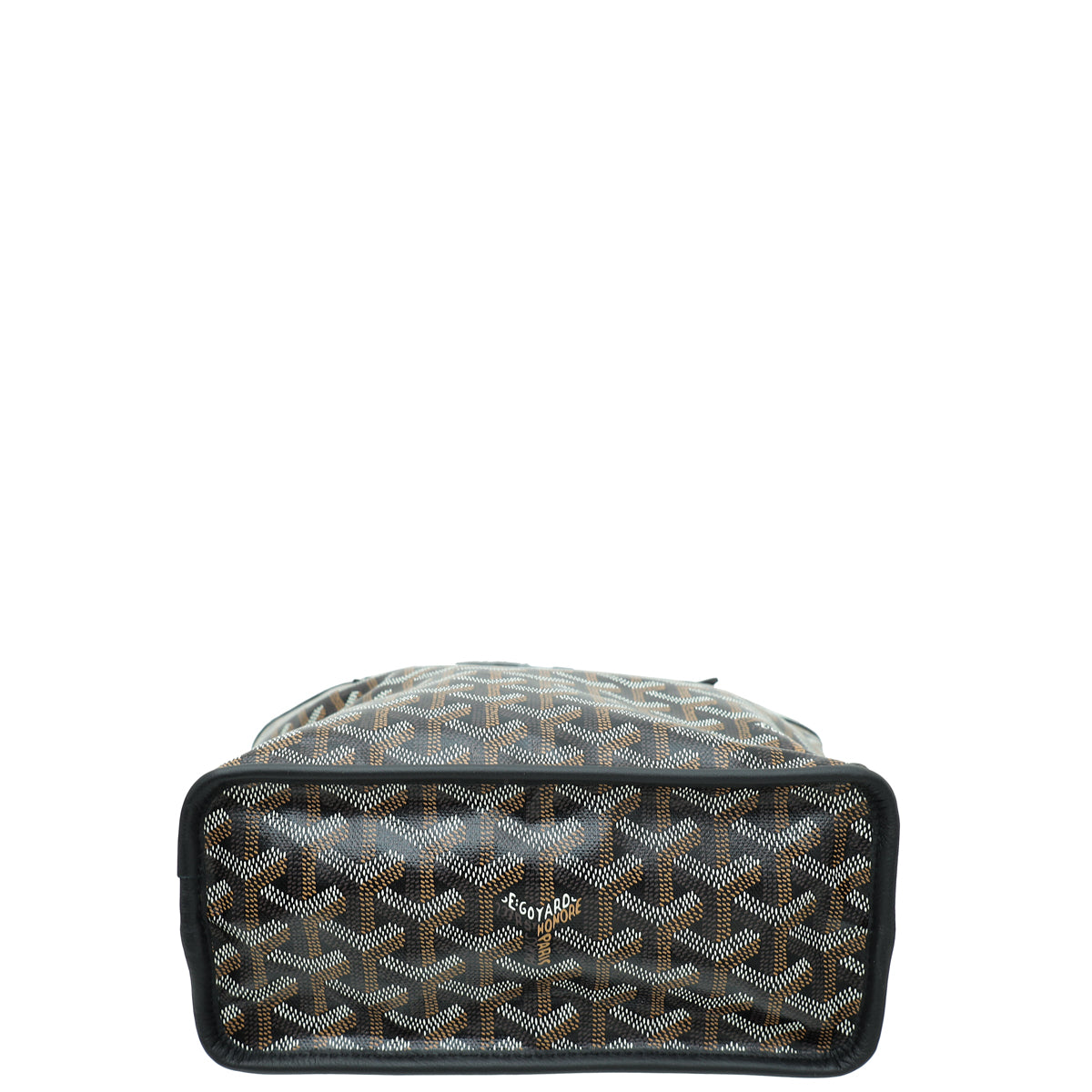 Goyard Black Goyardine Anjou Mini Reversible Bag