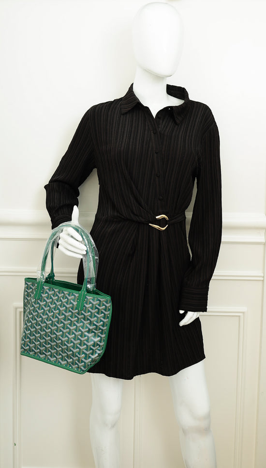Goyard Green Anjou Mini Reversible Bag-Goyard-THE CLOSET