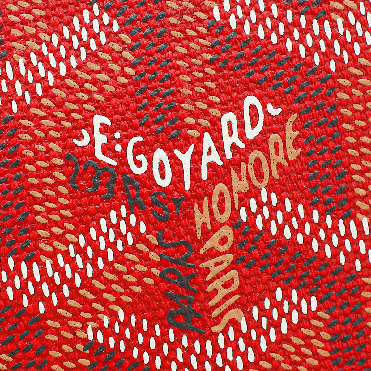 Goyard Red Goyardine Petit Flot Bucket Bag