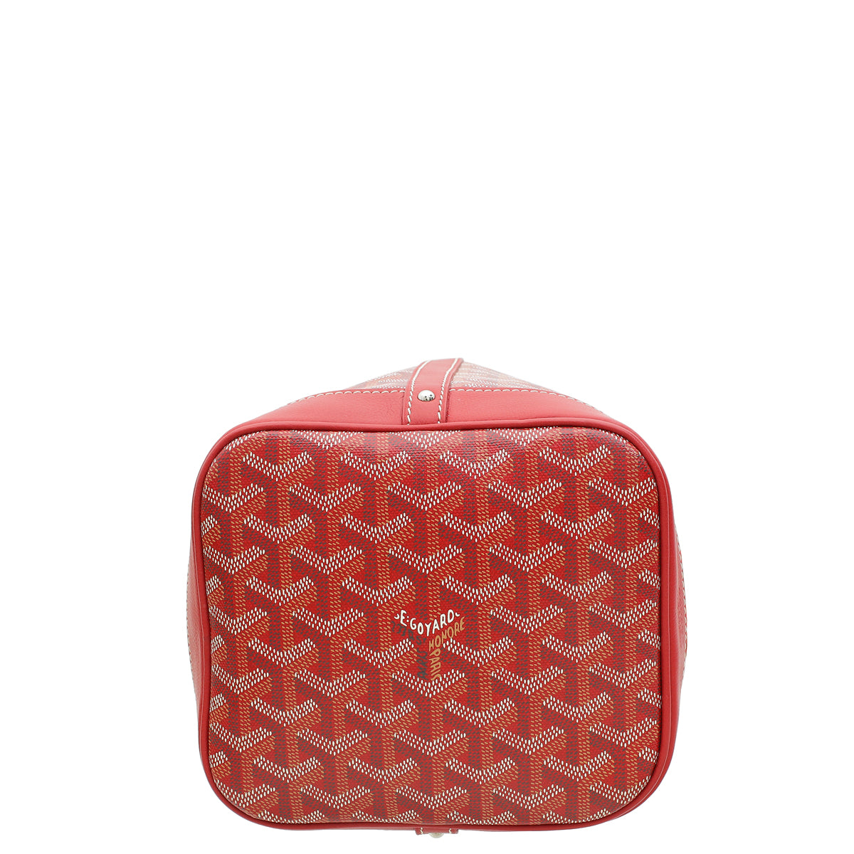 Goyard Red Goyardine Petit Flot Bucket Bag