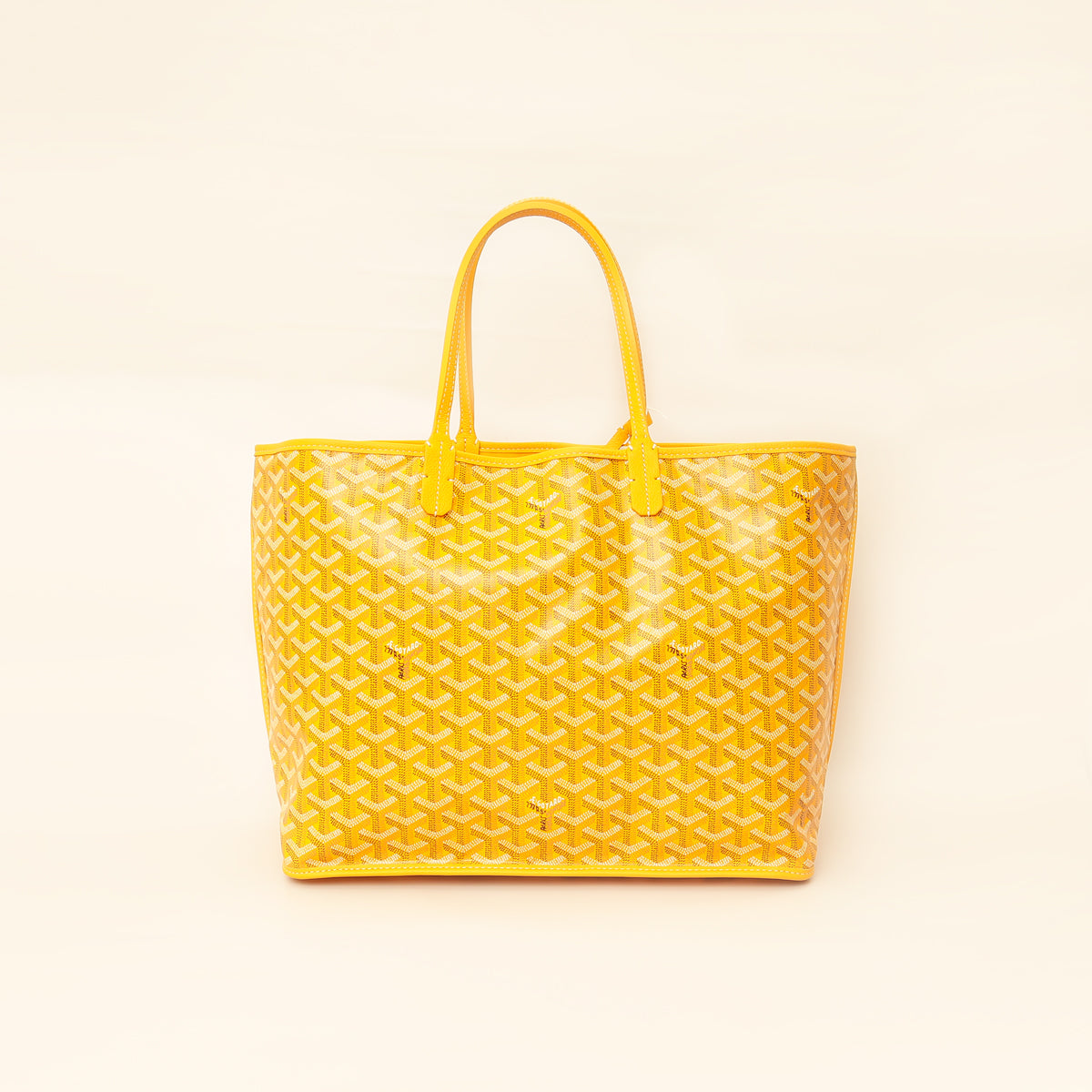 Goyard Yellow Goyardine Anjou Reversible PM Bag-Goyard-THE CLOSET