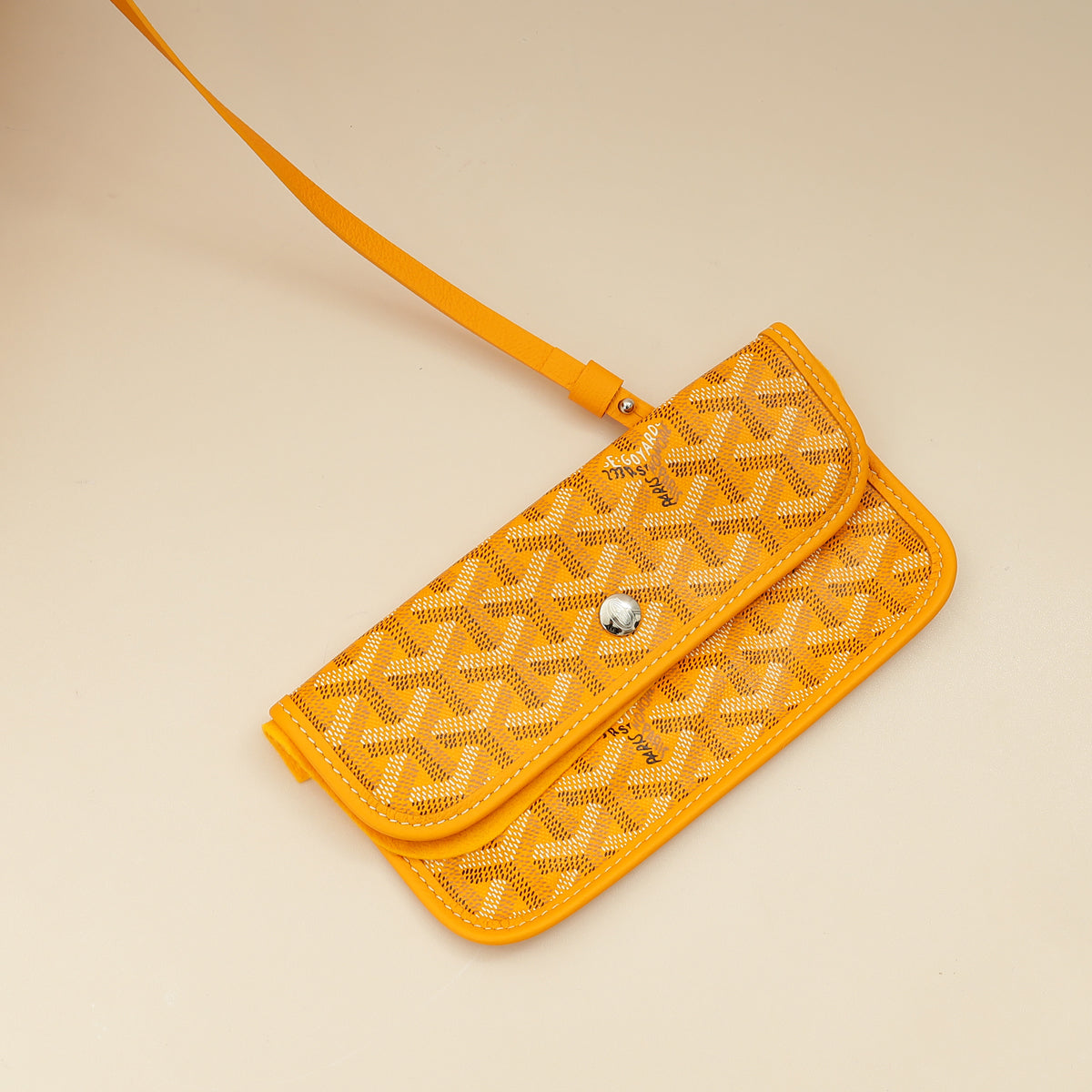 Goyard Yellow Goyardine Anjou Reversible PM Bag-Goyard-THE CLOSET