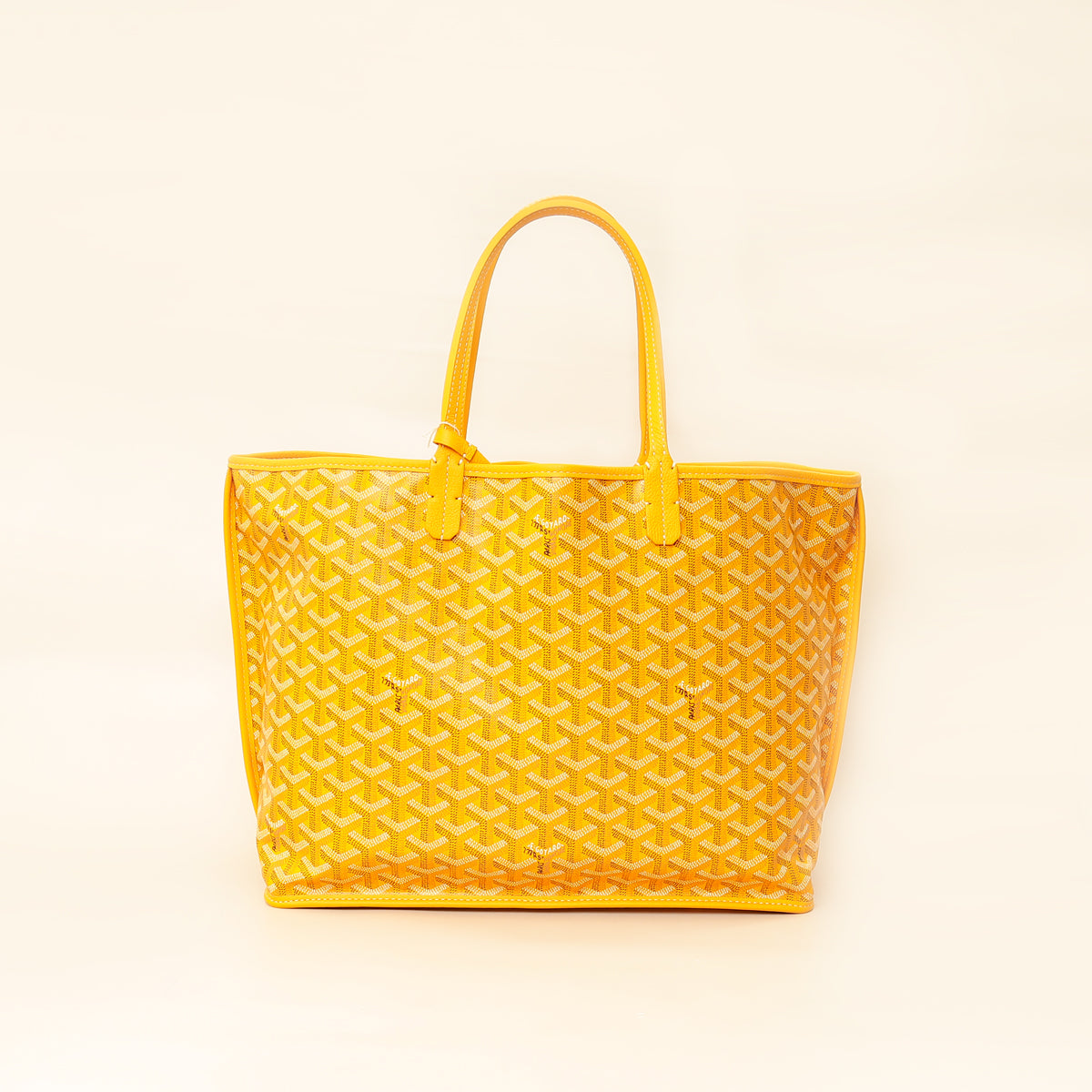 Goyard Yellow Goyardine Anjou Reversible PM Bag-Goyard-THE CLOSET