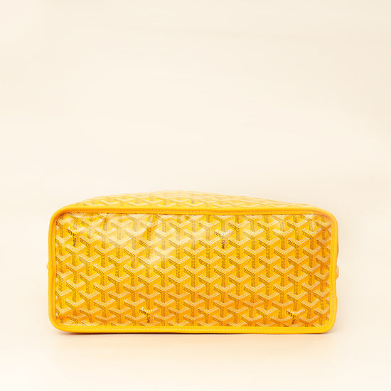 Goyard Yellow Goyardine Anjou Reversible PM Bag-Goyard-THE CLOSET