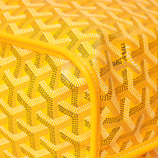 Goyard Yellow Goyardine Anjou Reversible PM Bag-Goyard-THE CLOSET