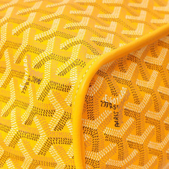 Goyard Yellow Goyardine Anjou Reversible PM Bag-Goyard-THE CLOSET