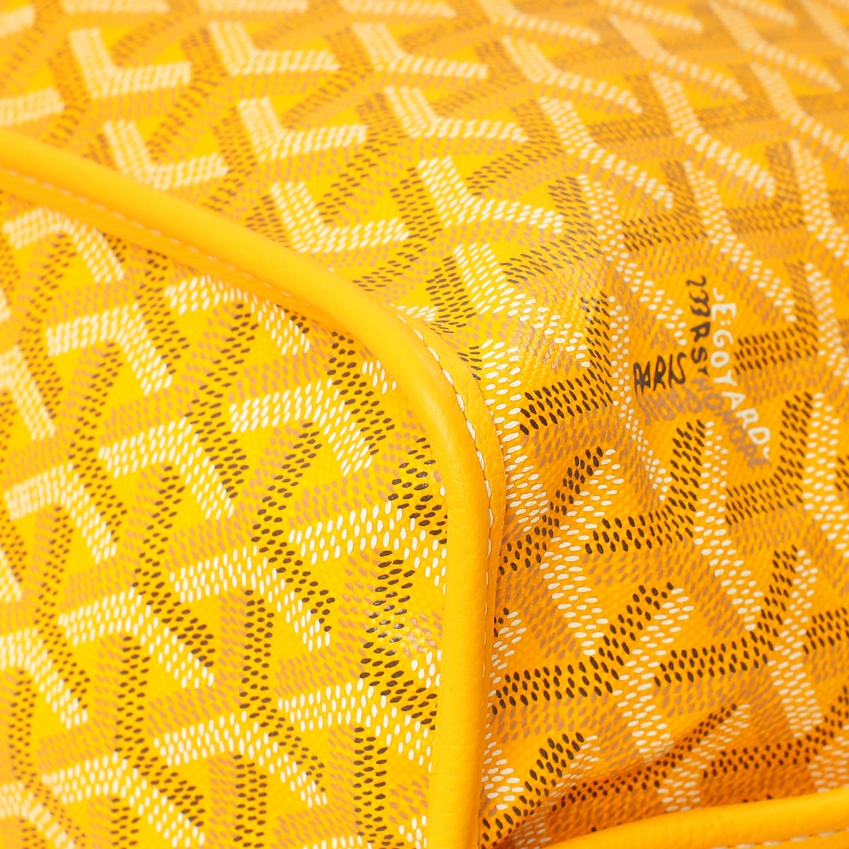 Goyard Yellow Goyardine Anjou Reversible PM Bag-Goyard-THE CLOSET