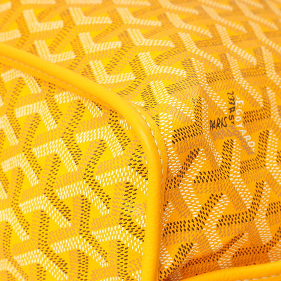 Goyard Yellow Goyardine Anjou Reversible PM Bag-Goyard-THE CLOSET