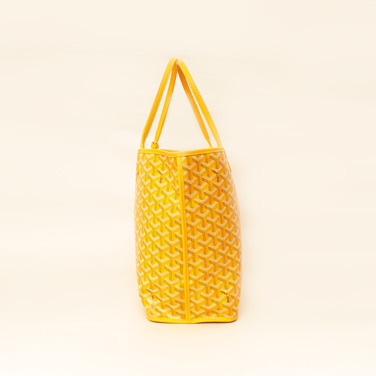 Goyard Yellow Goyardine Anjou Reversible PM Bag-Goyard-THE CLOSET