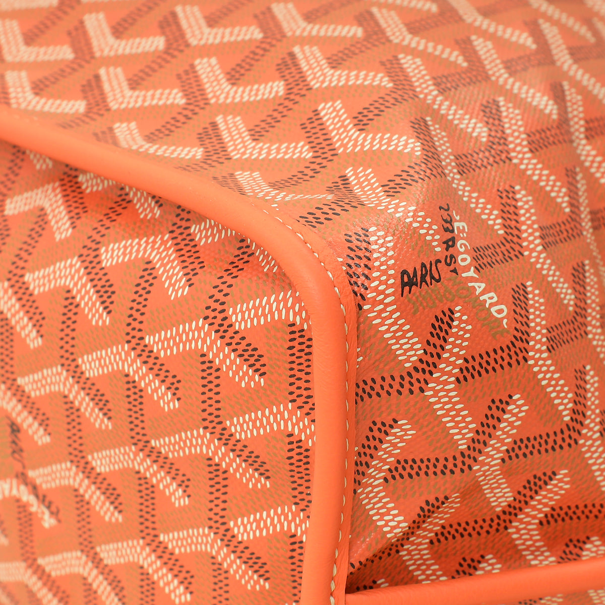 Goyardine Coral Ltd. Ed. Reversible Embroidered Seahorse Anjou PM Bag-Goyard-THE CLOSET