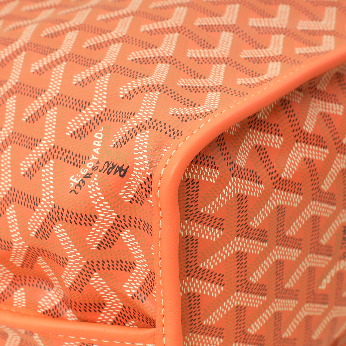 Goyardine Coral Ltd. Ed. Reversible Embroidered Seahorse Anjou PM Bag-Goyard-THE CLOSET