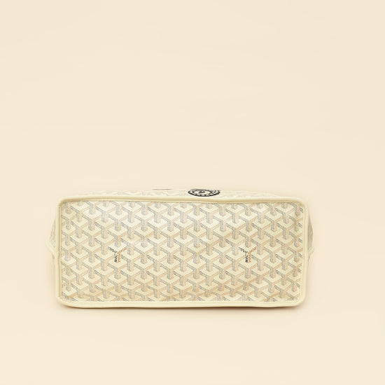 Goyardine Sand Ltd. Ed. Reversible Embroidered Seahorse Anjou PM Bag-Goyard-THE CLOSET