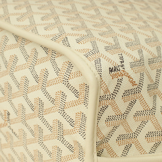 Goyardine Sand Ltd. Ed. Reversible Embroidered Seahorse Anjou PM Bag-Goyard-THE CLOSET