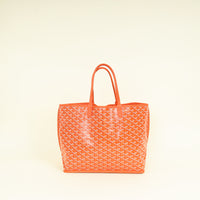 Goyard Orange Goyardine Anjou Reversible PM Bag