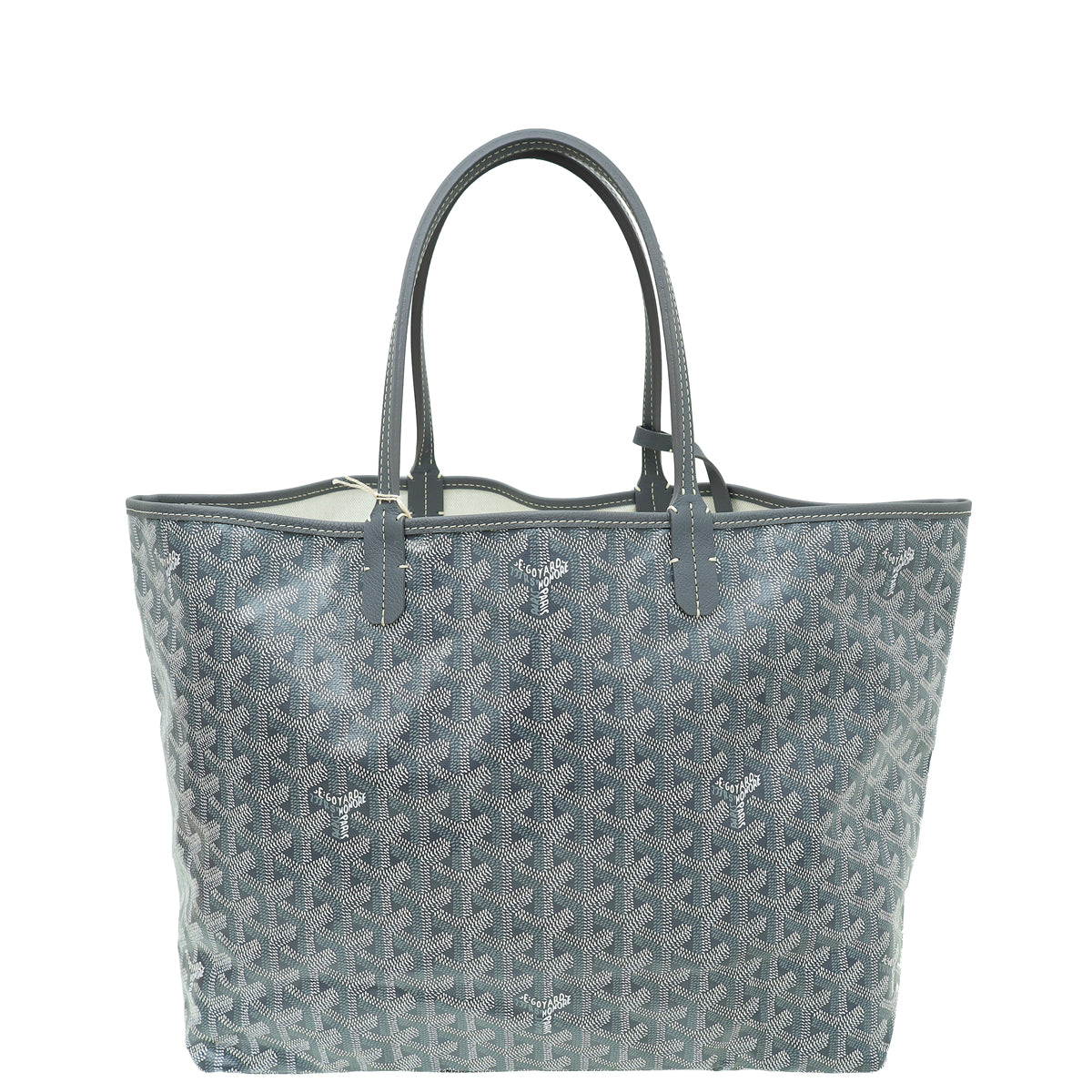 Goyard Grey Goyardine Saint Louis PM Bag-Goyard-THE CLOSET