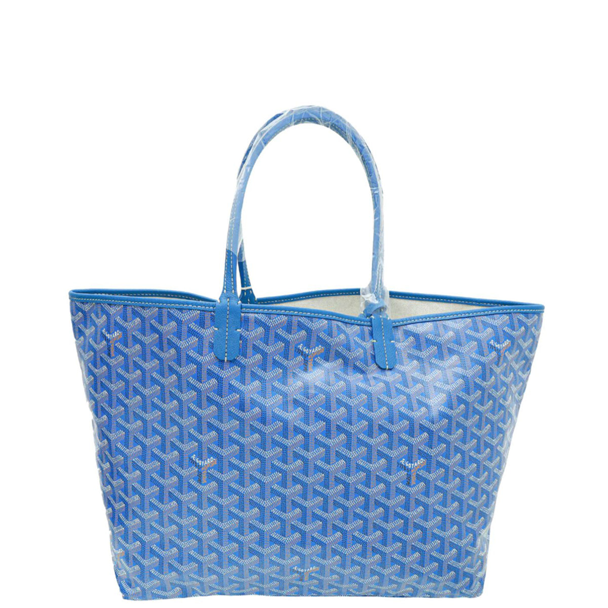 Goyard Blue Goyardine Saint Louis PM Bag-Goyard-THE CLOSET