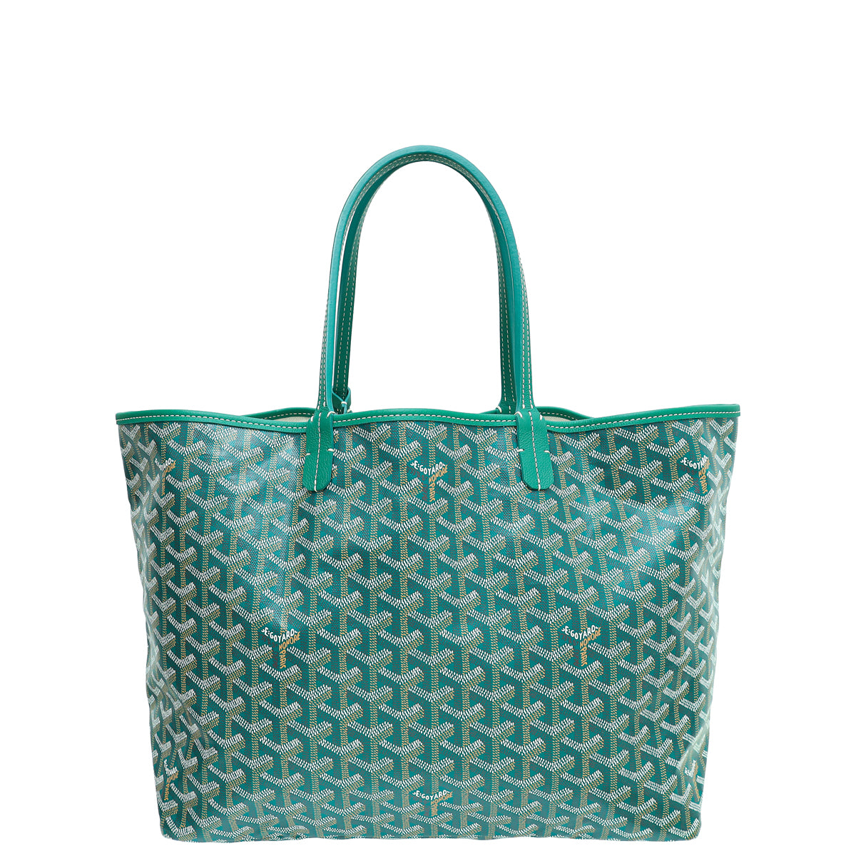 Goyard Green Goyardine Saint Louis PM Bag-Goyard-THE CLOSET