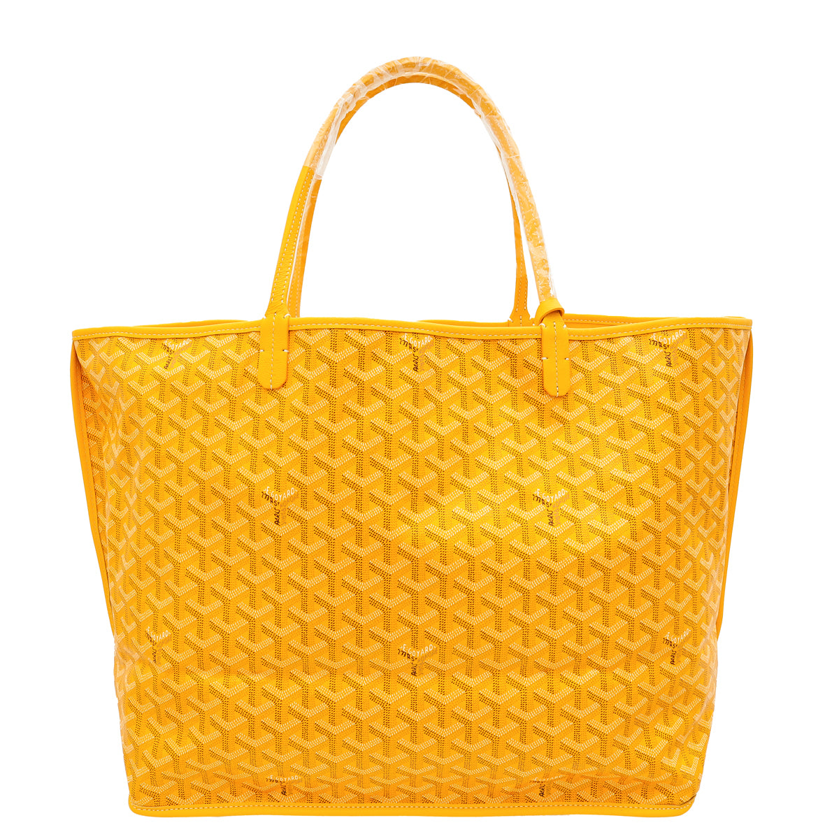 Goyard Yellow Goyardine Anjou GM Reversible Bag