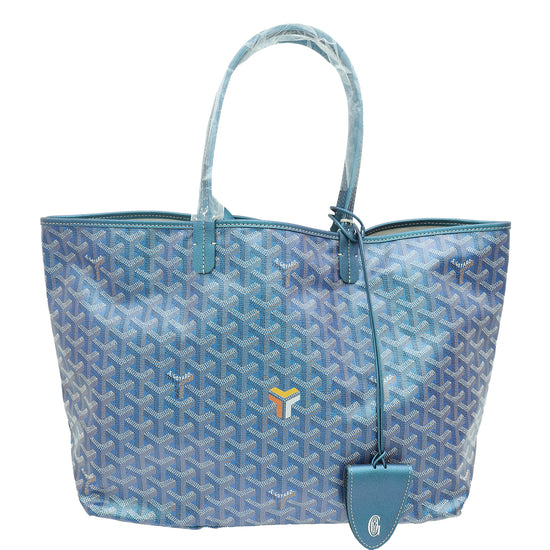 Goyard Pearly Blue Limited Edition 2024 Goyardine Saint Louis PM Bag