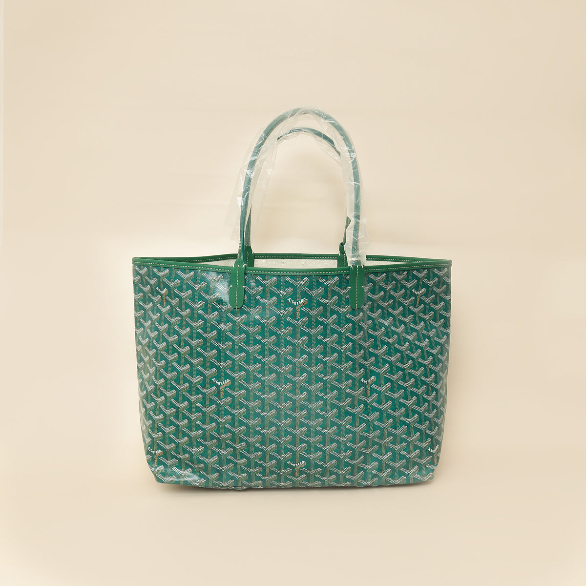 Goyard Green Goyardine Saint Louis PM Bag-Goyard-THE CLOSET