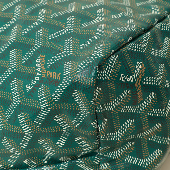 Goyard Green Goyardine Saint Louis PM Bag-Goyard-THE CLOSET
