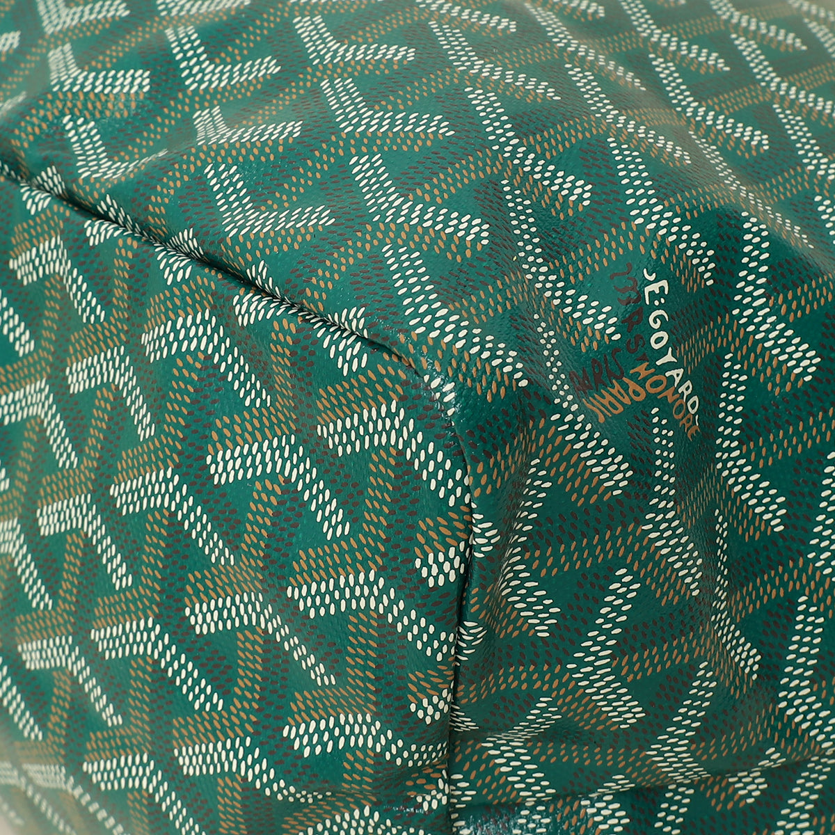 Goyard Green Goyardine Saint Louis PM Bag-Goyard-THE CLOSET
