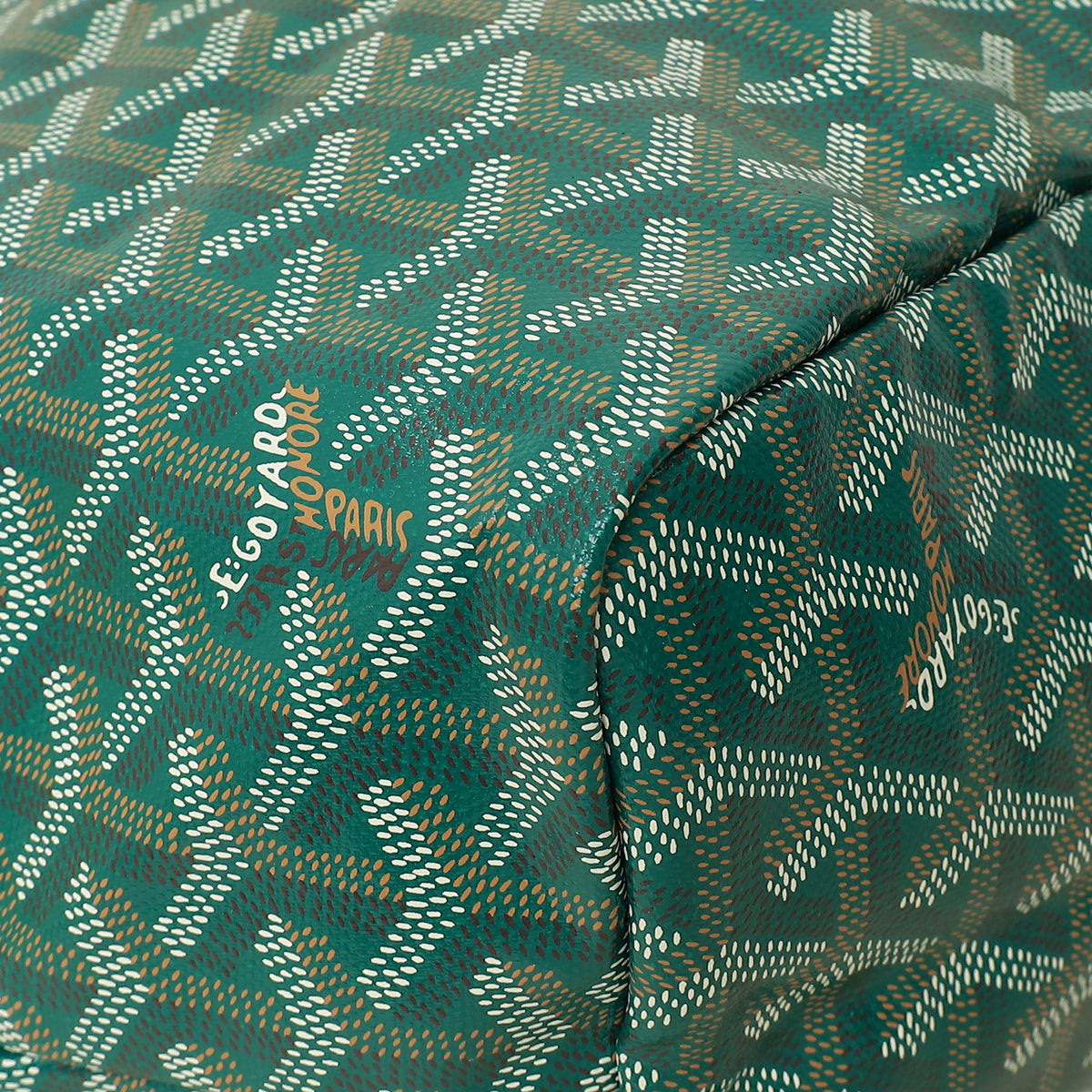 Goyard Green Goyardine Saint Louis PM Bag-Goyard-THE CLOSET