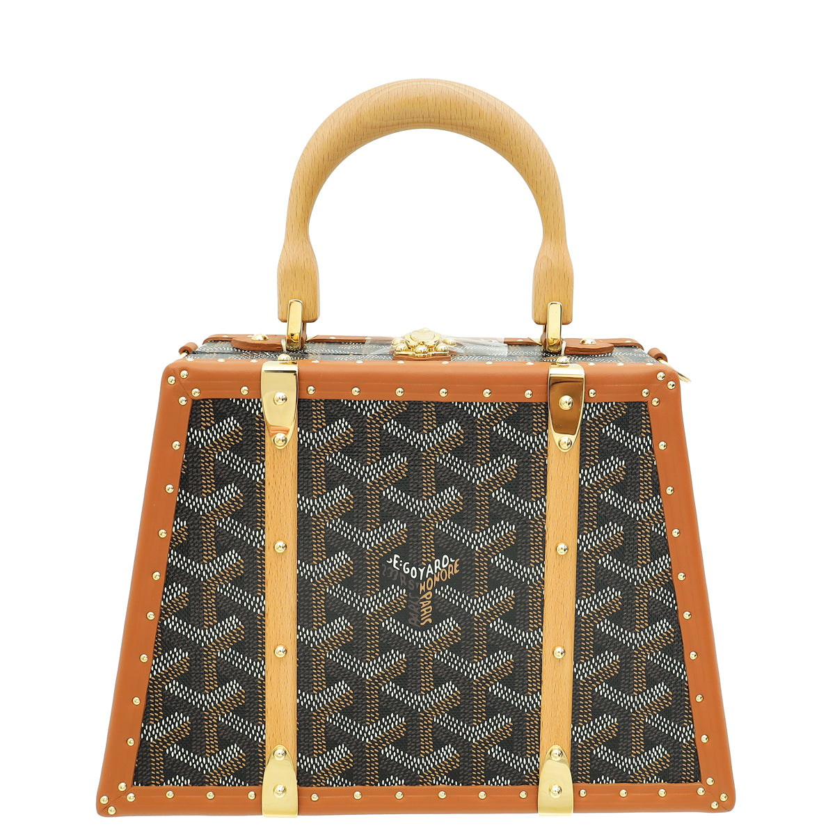 Goyard Bicolor Saïgon Mini Trunk Bag-Goyard-THE CLOSET