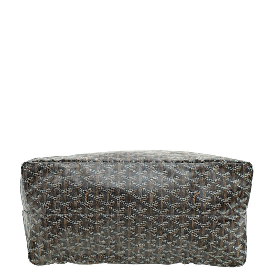 Load image into Gallery viewer, Goyard Black Goyardine Saint Louis GM Bag
