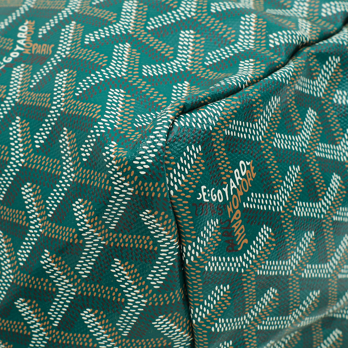 Goyard Green Goyardine Saint Louis GM Bag