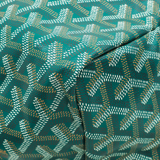 Load image into Gallery viewer, Goyard Green Goyardine Saint Louis GM Bag
