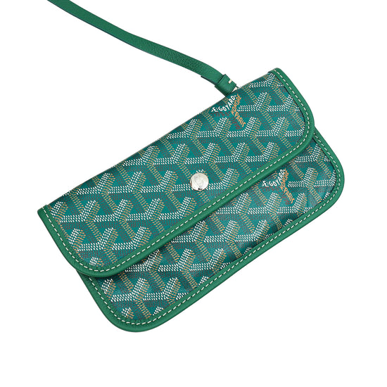 Load image into Gallery viewer, Goyard Green Goyardine Saint Louis GM Bag
