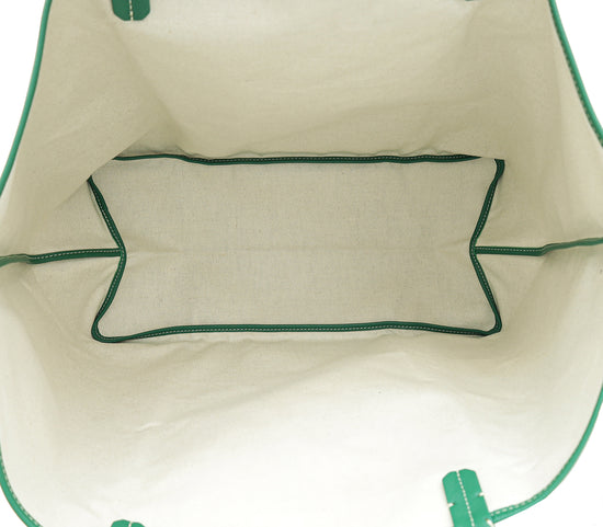 Load image into Gallery viewer, Goyard Green Goyardine Saint Louis GM Bag
