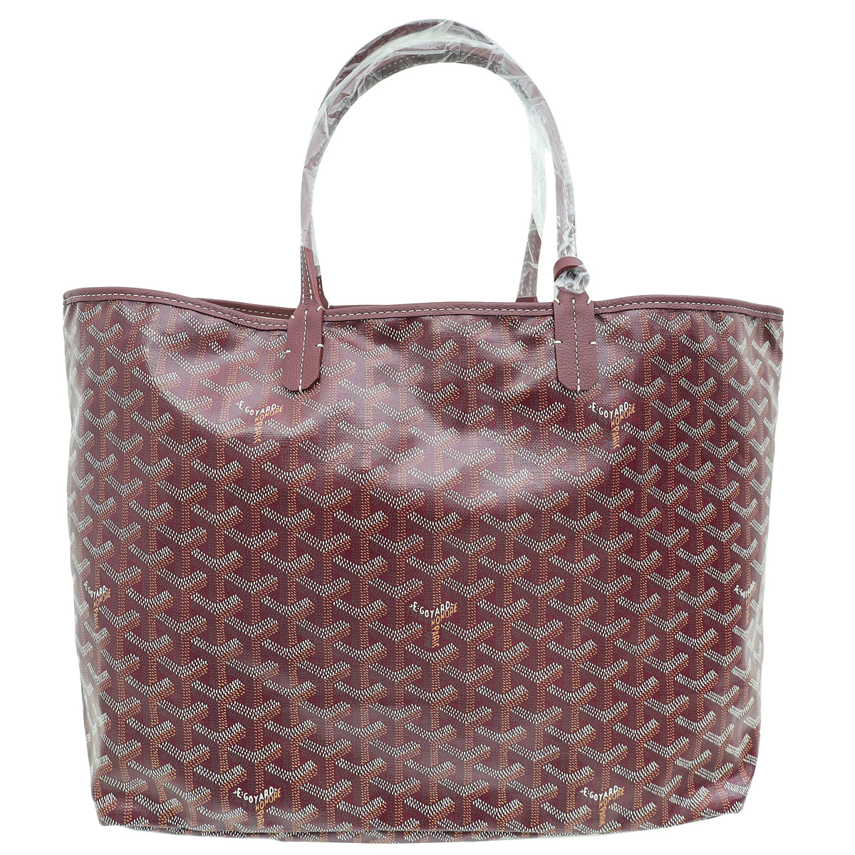 Goyard Burgundy Goyardine Saint Louis PM Bag-Goyard-THE CLOSET