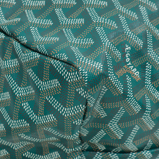 Load image into Gallery viewer, Goyard Green Goyardine Saint Louis PM Bag
