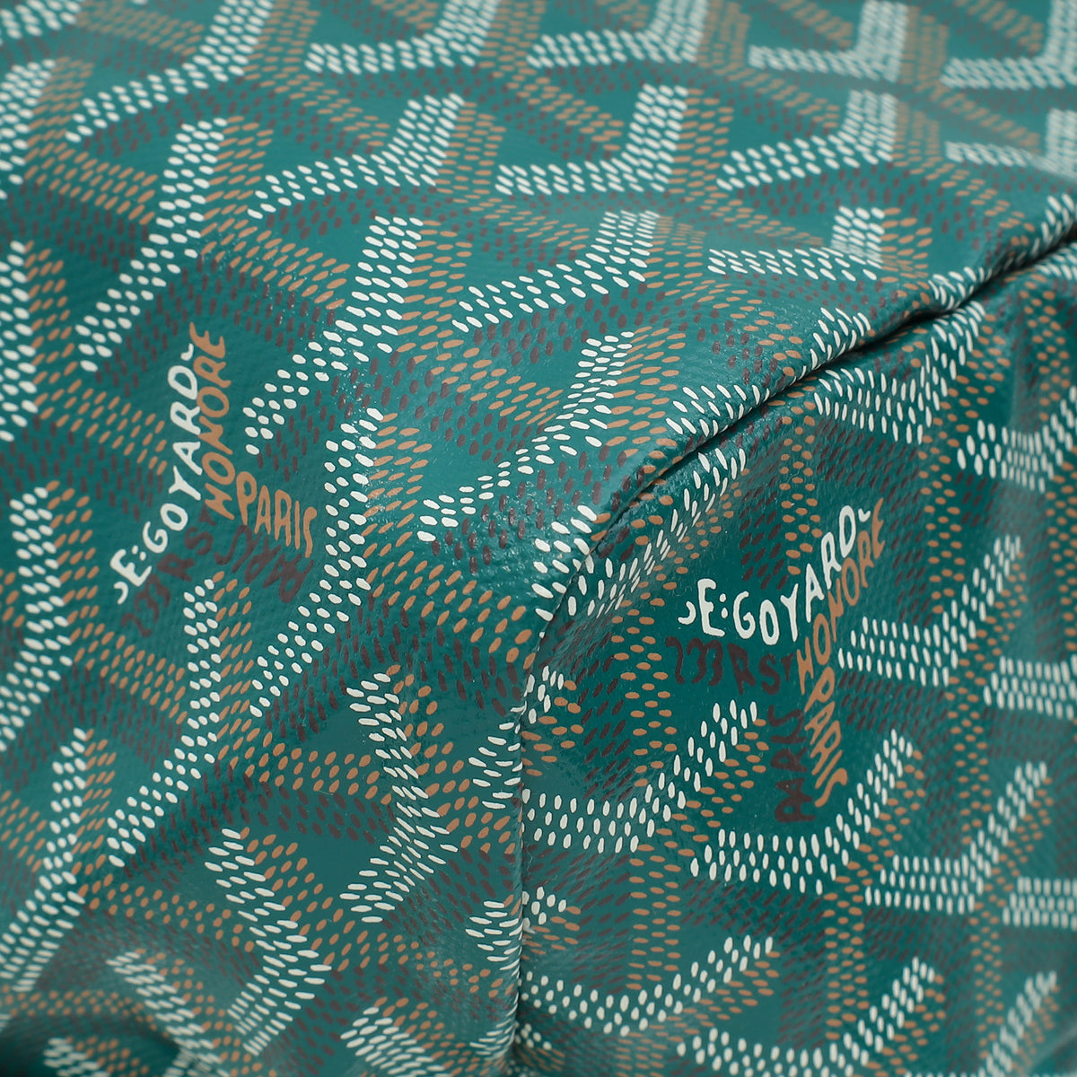 Goyard Green Goyardine Saint Louis PM Bag