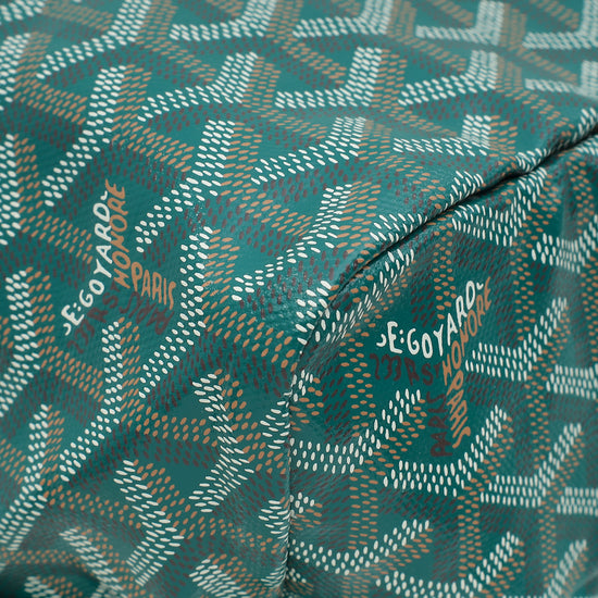 Load image into Gallery viewer, Goyard Green Goyardine Saint Louis PM Bag
