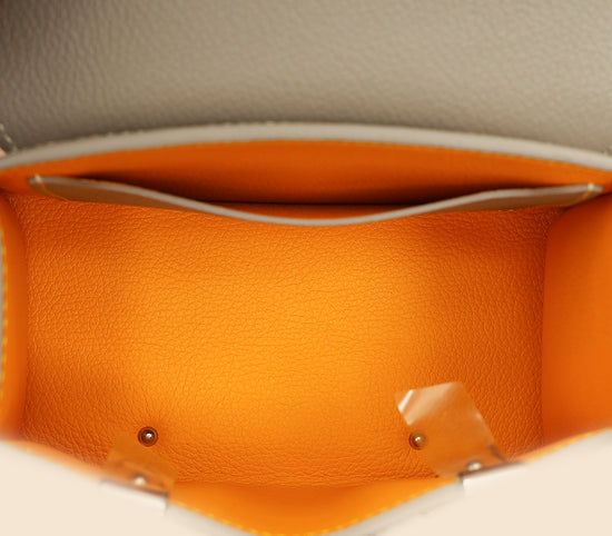 Goyard Light Gray Structure Nano Saigon Bag-Goyard-THE CLOSET