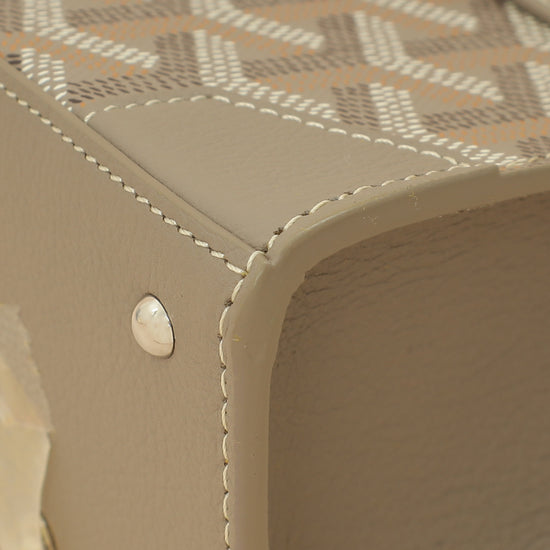 Goyard Light Gray Structure Nano Saigon Bag-Goyard-THE CLOSET