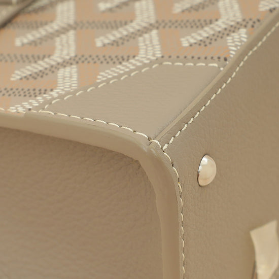 Goyard Light Gray Structure Nano Saigon Bag-Goyard-THE CLOSET