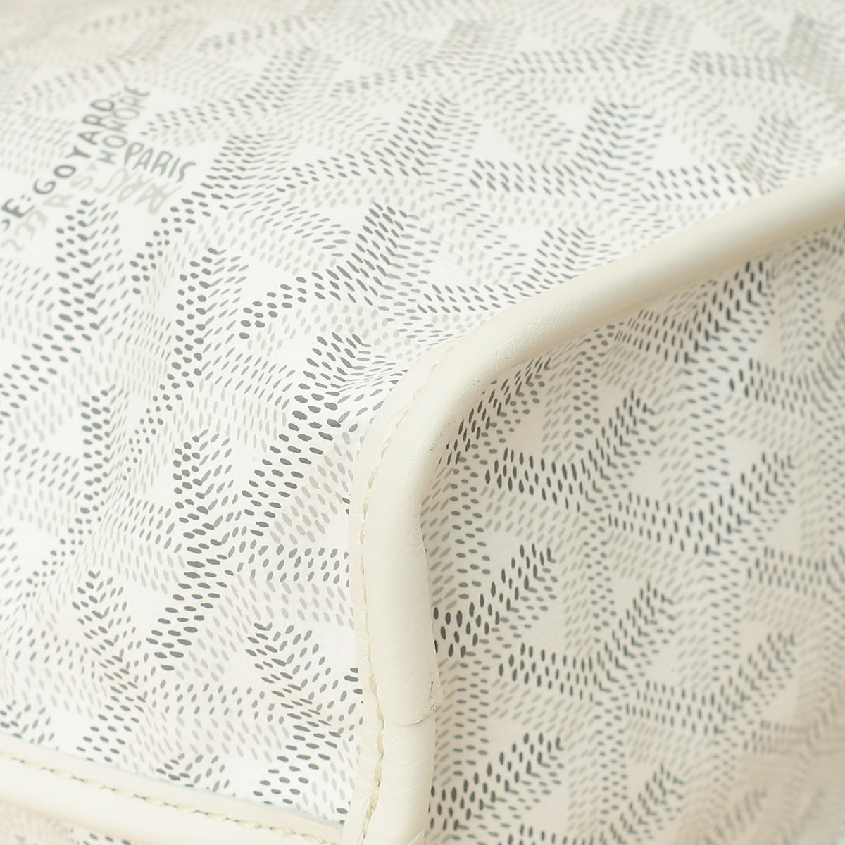 Goyard White Goyardine Mini Anjou Reversible Bag-Goyard-THE CLOSET