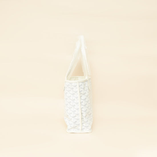 Goyard White Goyardine Mini Anjou Reversible Bag-Goyard-THE CLOSET